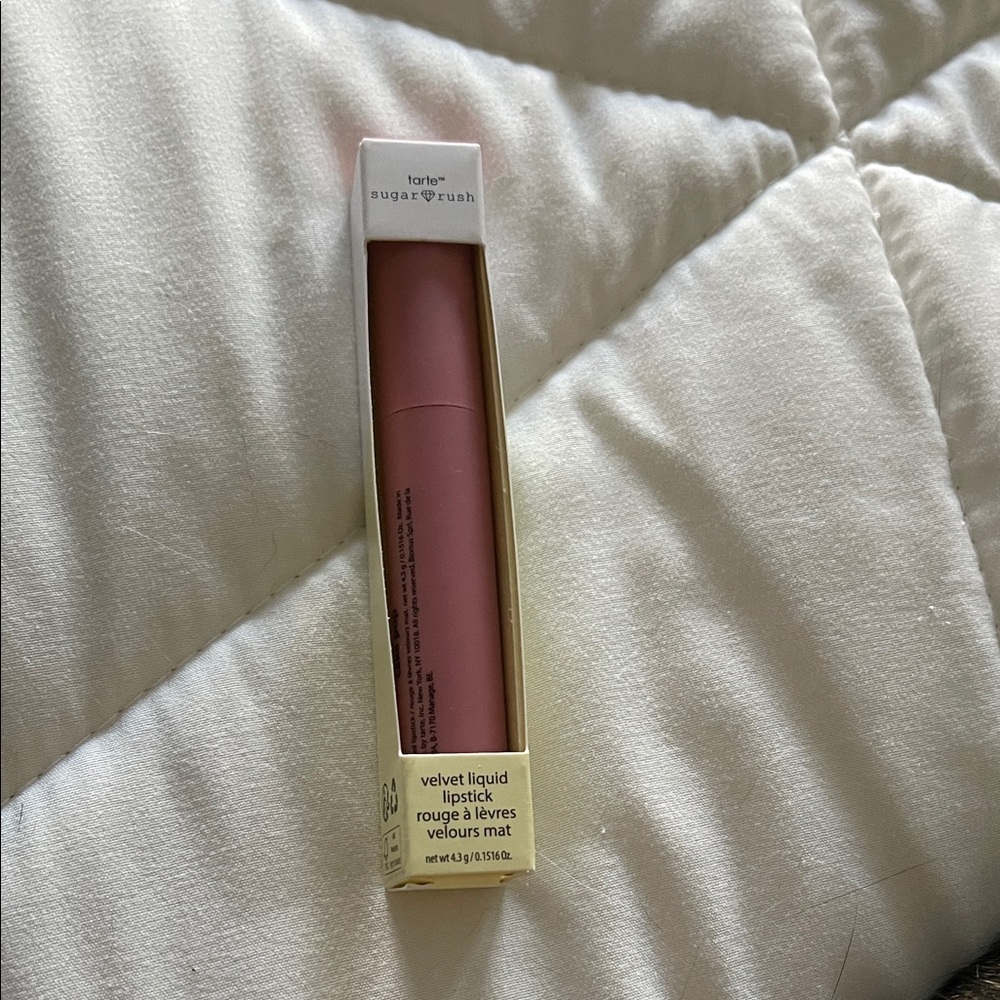 Tarte Sugar Rush Velvet Liquid Lipstick in cake pop